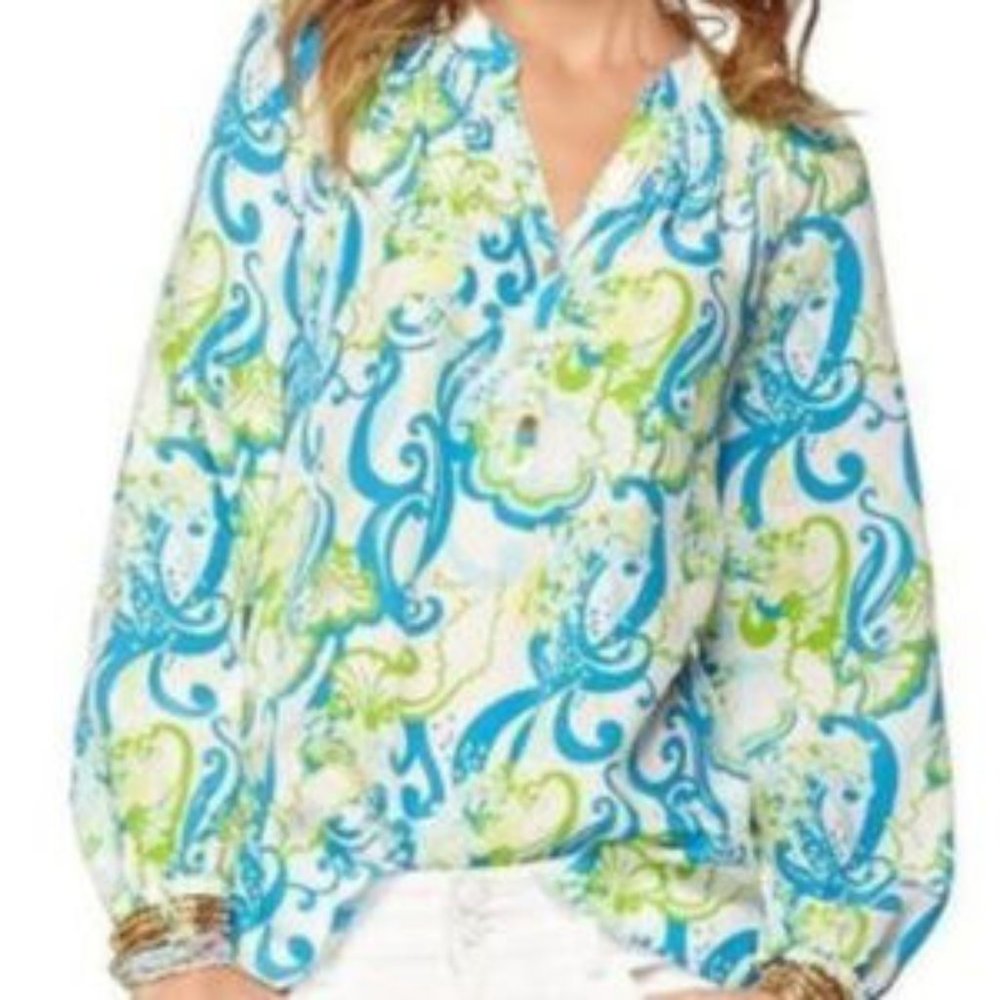 RARE ELSA SILK TOP resort white crystal cost Med